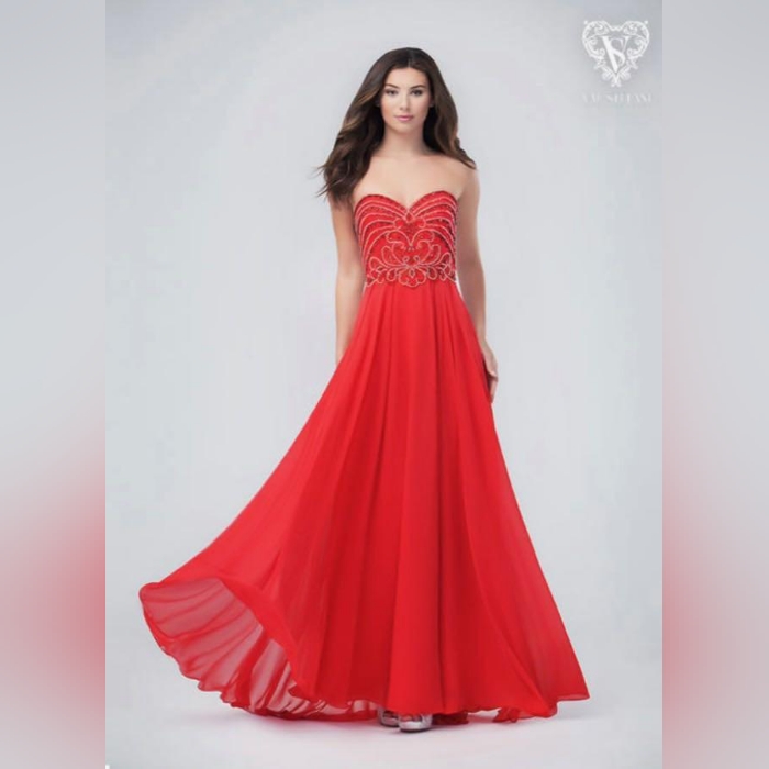 Nwt Strapless Gown